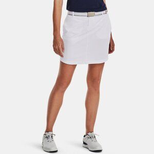Women's Golf-Under Armour Women's Links Woven SkorWhite Size 2